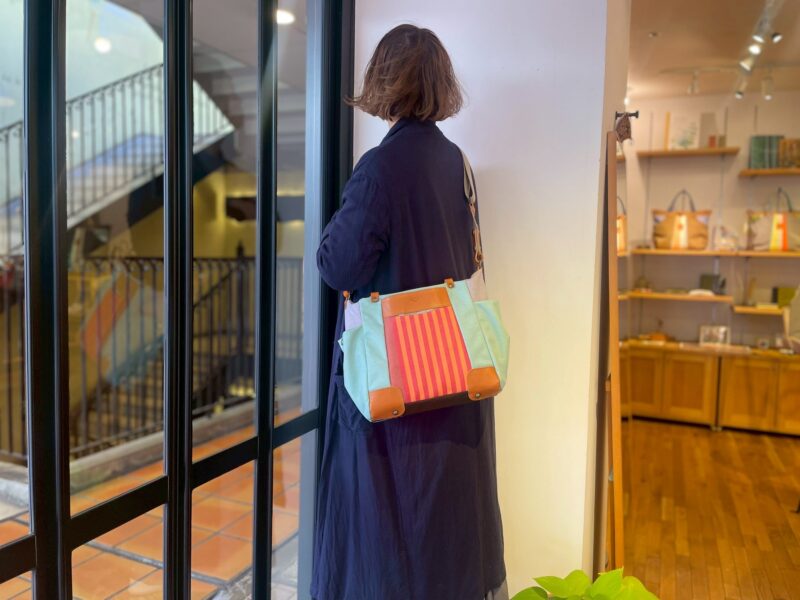 ナイロン x フランス綿 x レザー 3ＷＡＹ