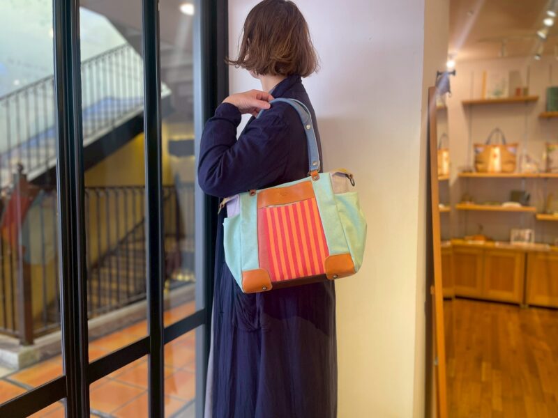 ナイロン x フランス綿 x レザー 3WAY