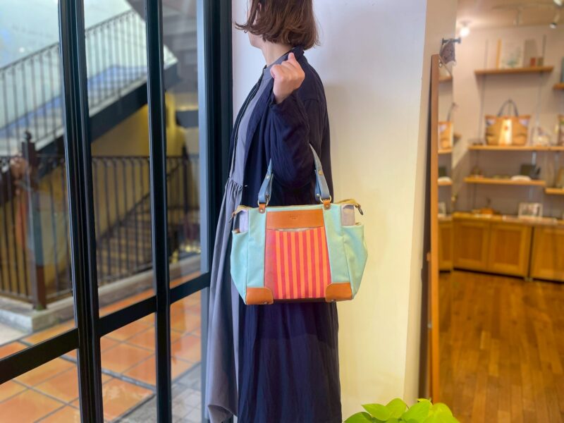 ナイロン x フランス綿 x レザー 3ＷＡＹ