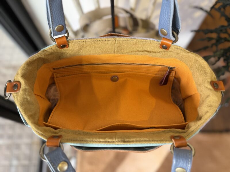 ナイロン x フランス綿 x レザー 3ＷＡＹ