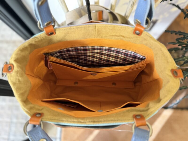 ナイロン x フランス綿 x レザー 3ＷＡＹ