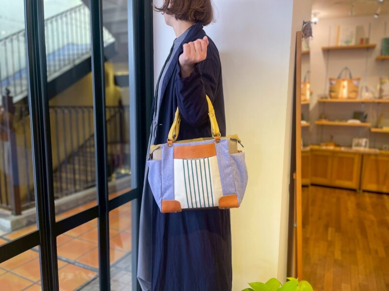 ナイロン x フランス綿 x レザー 3WAY