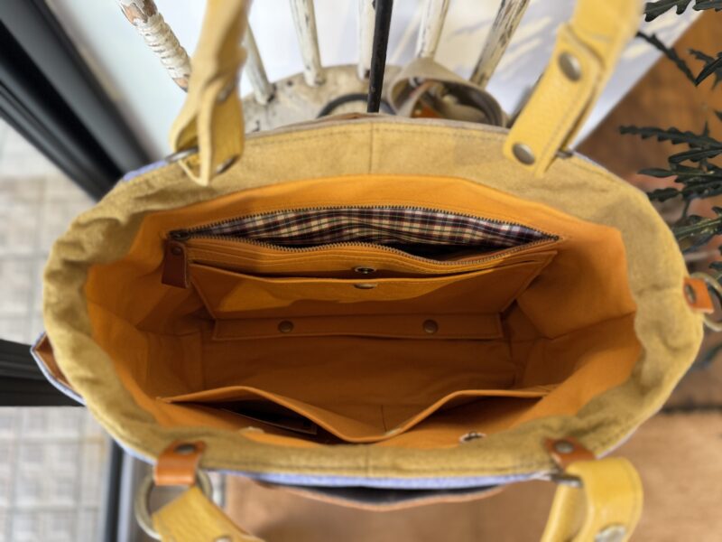 ナイロン x フランス綿 x レザー 3ＷＡＹ