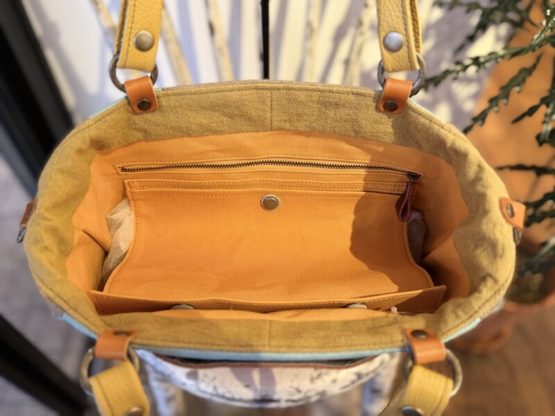 ナイロン x フランス綿 x レザー 3ＷＡＹ