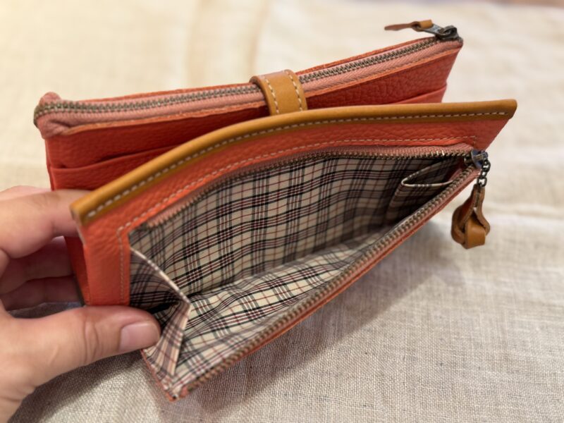イタリアコーティングレザー長財布